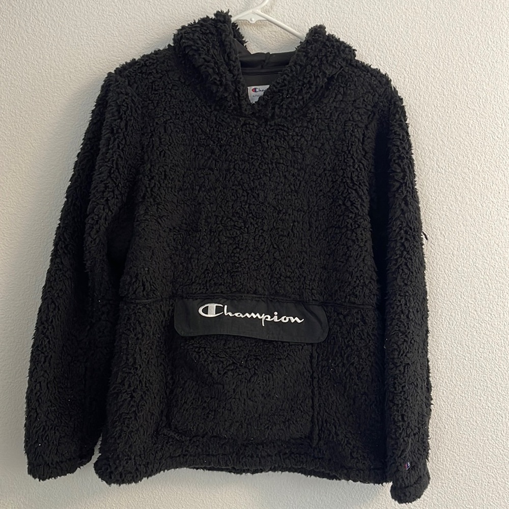 Champion Black Fleece Hoodie